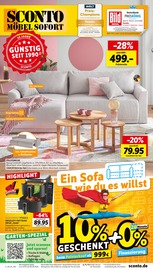 Aktueller Sconto SB Prospekt mit Couchtisch, "GÜNSTIG SEIT 1990!", Seite 1