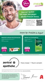 mea - meine apotheke Apotheken Prospekt der aktuellen Woche mit 4 Seiten, gültig von 01.08.2026 bis 31.08.2026, in Oberndorf und Umgebung Aktueller mea - meine apotheke Apotheken Prospekt in Oberndorf und Umgebung, "Unsere August-Angebote" mit 4 Seiten, 01.08.2026 - 31.08.2026
