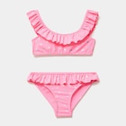 Promo Maillot de bain 2 pièces rose fluo fille à 12,99 € dans le catalogue La Halle à Brives-Charensac