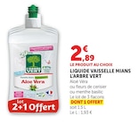 Liquide Vaisselle Mians - L'Arbre Vert en promo chez Super U Lorient à 2,89 €