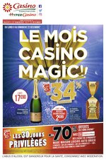 Catalogue Casino Supermarchés "Le mois Casino magic !!", 52 pages, à Roissy-en-Brie, 09/12/2019 - 22/12/2019 Prospectus Casino Supermarchés "Le mois Casino magic !!", 52 pages, à Roissy-en-Brie, 09/12/2019 - 22/12/2019