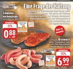 Schweinenackensteaks oder Frische Bratwurst Angebote von meinLand EDEKA bei E center Recklinghausen für 0,88 €