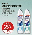 NONSTOP PROTECTION Deospray Angebote von Rexona bei V-Markt Regensburg für 2,69 €