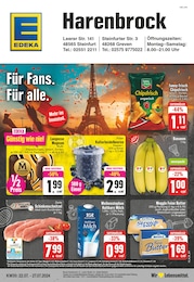 EDEKA Prospekt für Emsdetten: "Aktuelle Angebote", 24 Seiten, 22.07.2024 - 27.07.2024