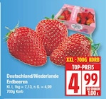 Erdbeeren im Angebot bei EDEKA in Falkensee Erdbeeren Angebote bei EDEKA Falkensee für 4,99 €