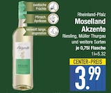 Akzente Riesling im Angebot bei EDEKA in Ingolstadt Akzente Riesling Angebote von Moselland bei EDEKA Ingolstadt für 3,99 €