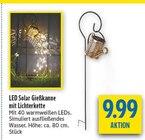 LED Solar Gießkanne mit Lichterkette Angebote bei diska Hof für 9,99 €