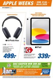 Kopfhörer im expert Prospekt in Rheine Aktueller expert Prospekt mit Kopfhörer, "APPLE WEEKS", Seite 4