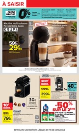 Dolce Gusto en promo dans le catalogue Carrefour à la page 33