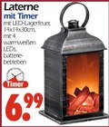 Laterne mit Timer im Wreesmann Prospekt Laterne mit Timer von im aktuellen Wreesmann Prospekt für 6,99 €