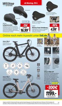 Fahrrad im Lidl Prospekt "LIDL LOHNT SICH" mit 62 Seiten (Wolfsburg)