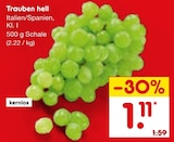 Trauben hell im Angebot bei Netto Marken-Discount in Hamm Trauben hell Angebote bei Netto Marken-Discount Hamm für 1,11 €