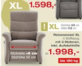 Relaxsessel XL im Angebot bei külkens+sohn Polstermöbel in Herne Relaxsessel XL Angebote bei külkens+sohn Polstermöbel Herne für 1.998,00 €