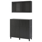 Aufbewkomb.+Türen/Schubladen schwarzbraun/Lappviken/Stubbarp Klarglas sbr im IKEA Prospekt Aufbewkomb.+Türen/Schubladen schwarzbraun/Lappviken/Stubbarp Klarglas sbr von BESTÅ im aktuellen IKEA Prospekt für 529,50 €