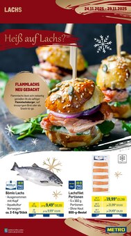 Lachs im aktuellen METRO Prospekt (Mülheim (Ruhr)) Lachs im METRO Prospekt "Wochenangebote SCO + Charity + Markets" mit 29 Seiten (Mülheim (Ruhr))