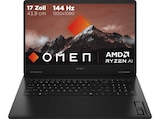 OMEN 17-db1351ng, Copilot+ PC - 17,3 Zoll AMD Ryzen™ AI 5 340 16 GB 1 TB NVIDIA GeForce RTX™ 5060 Windows 11 Home im Angebot bei MediaMarkt Saturn in Buchholz OMEN 17-db1351ng, Copilot+ PC - 17,3 Zoll AMD Ryzen™ AI 5 340 16 GB 1 TB NVIDIA GeForce RTX™ 5060 Windows 11 Home Angebote von HP bei MediaMarkt Saturn Buchholz für 1.111,00 €