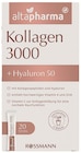 Kollagen 3000 + Hyaluron 50 oder Premium Omega-3 Krillöl von altapharma im aktuellen Rossmann Prospekt für 8,99 €