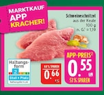 Marktkauf - Schweineschnitzel aus der Keule Angebot im Prospekt Schweineschnitzel aus der Keule bei Marktkauf im Prospekt "" für 0,55 €
