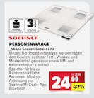 Personenwaage Shape Sense Connect Lite Angebote von Soehnle bei Marktkauf Neu-Ulm für 24,99 €