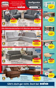 Couch im ROLLER Prospekt "Gibt’s doch gar nicht. Doch bei ROLLER!" mit 26 Seiten (Kassel)