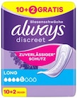 Inkontinenzeinlagen Long von Always Discreet für 2,99 € bei REWE im Angebot Inkontinenzeinlagen Long von Always Discreet im aktuellen REWE Prospekt