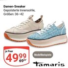 Damen-Sneaker Angebote von Tamaris bei GLOBUS Homburg für 49,99 €