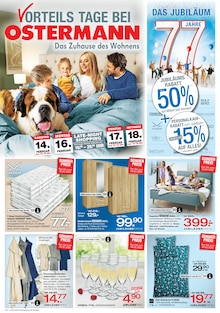Matratze im aktuellen Ostermann Prospekt (Wuppertal) Matratze im Ostermann Prospekt "Vorteilstage bei Ostermann" mit 16 Seiten (Wuppertal)