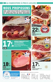 Promos Jambon De Bayonne dans le catalogue "VOS PRÉPARATIFS DE NOËL à prix E.Leclerc" de E.Leclerc à la page 28