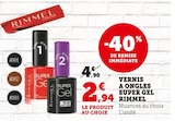 Super U Lingolsheim - Promo Vernis à ongles Super Gel Promo Vernis à ongles Super Gel à 2,94 € dans le catalogue Super U à Lingolsheim