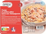 Poulet et petites pâtes sauce aux champignons - Picard à 2,60 € dans le catalogue Picard