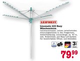 Linomatic 400 Easy Wäscheschirm im Angebot bei E center in Heidelberg Linomatic 400 Easy Wäscheschirm Angebote von Leifheit bei E center Heidelberg für 79,99 €