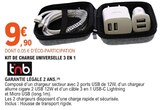 Kit de charge universelle 3 en 1 - T'NB dans le catalogue E.Leclerc