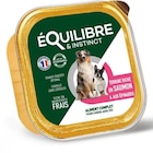 Terrine pour chien au saumon et aux épinards Équilibre & Instinct – 300 g - EQUILIBRE&INSTINCT à 1,67 € dans le catalogue Botanic
