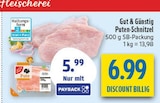 Puten-Schnitzel im Angebot bei diska in Erlangen Puten-Schnitzel Angebote von Gut & Günstig bei diska Erlangen für 5,99 €