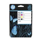 Promo HP 963 Pack de 4 - noir et 3 couleurs - cartouche d'encre originale (6ZC70AE) à 99,90 € dans le catalogue Bureau Vallée à Drancy
