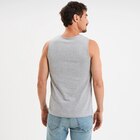 Débardeur col rond bretelles larges gris homme à 2,99 € dans le catalogue La Halle