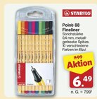 Point 88 Fineliner von STABILO für 6,49 € bei famila Nordwest im Angebot Point 88 Fineliner von STABILO im aktuellen famila Nordwest Prospekt