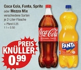 Coca Cola, Fanta, Sprite oder Mezzo Mix von Coca Cola im aktuellen V-Markt Prospekt für 0,99 €