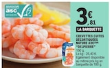 Crevettes cuites décortiquées nature asc - DELPIERRE à 3,81 € dans le catalogue E.Leclerc