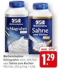 Schlagrahm im Angebot bei EDEKA in Baden-Baden Schlagrahm Angebote von Weihenstephan bei EDEKA Baden-Baden für 1,29 €