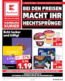 Aktueller Kaufland Prospekt "Aktuelle Angebote" Seite 1 von 52 Seiten für Oststeinbek