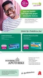Aktueller mea - meine apotheke Apotheke Prospekt in Plüderhausen und Umgebung, "Unsere Juni-Angebote" mit 4 Seiten, 01.06.2025 - 30.06.2025