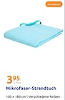Mikrofaser-Strandtuch für 3,95 € bei Action im Angebot Mikrofaser-Strandtuch im aktuellen Action Prospekt