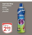 Sirup im Angebot bei GLOBUS in Frechen Sirup Angebote von Capri-Sun bei GLOBUS Frechen für 2,99 €