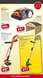 Akku Rasenmäher Angebot & Preis im aktuellen Sonderpreis Baumarkt Prospekt Akku Rasenmäher Angebot im aktuellen Sonderpreis Baumarkt Prospekt auf Seite 11