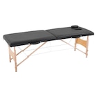 HOMCOM Massageliege schwarz Holz B/H/L: ca. 60x186x58 cm für 81,99 € bei POCO im Angebot HOMCOM Massageliege schwarz Holz B/H/L: ca. 60x186x58 cm im aktuellen POCO Prospekt