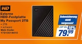 Externe HDD-Festplatte My Passport 2TB im Angebot bei expert in Bochum Externe HDD-Festplatte My Passport 2TB Angebote von WD bei expert Bochum für 79,99 €