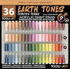 Lot De 36 Marqueurs À Peinture Acrylique Tooli-art - Pointe Extra-fine 07 Mm - Teintes Terre - Tooli-Art - Cultura Lot De 36 Marqueurs À Peinture Acrylique Tooli-art - Pointe Extra-fine 07 Mm - Teintes Terre - Tooli-Art à 48,99 € dans le catalogue Cultura