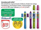Schreiblerngriff Griffix Tintenschreiber Angebote von Pelikan bei GLOBUS Gera für 2,29 €