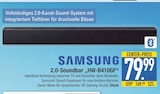 2.0-Soundbar HW-B410GF im Angebot bei EDEKA in Augsburg 2.0-Soundbar HW-B410GF Angebote von Samsung bei EDEKA Augsburg für 79,99 €